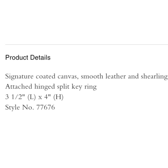 🔥FIRE SALE🔥🧸👜 NWT‼️ Coach Bear Bag Charm in Iconic Signature Canvas Print - Picture 3 of 5